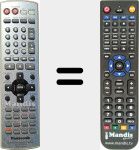 Replacement remote control for EUR7722X30