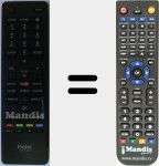 Télécommande pour remplacer HTR-A18EN (0530013673)