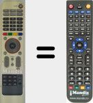 Télécommande pour remplacer NR-208