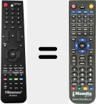 Replacement remote control for ER-31601A