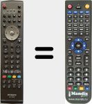 T&eacute;l&eacute;commande pour remplacer CLE960B (PK11V00450I)