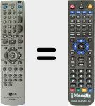 Télécommande pour remplacer 6711R1P091J
