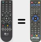 Replacement remote control for CL8120 (MKJ32816602)