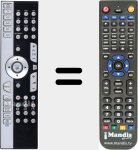 Replacement remote control for 40032267
