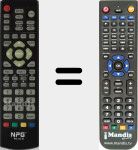 T&eacute;l&eacute;commande pour remplacer RC-02-B