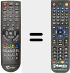 Télécommande pour remplacer REMCON609