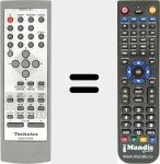 Replacement remote control for RAK-EHA18WH