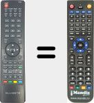 T&eacute;l&eacute;commande pour remplacer RC054