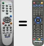 Replacement remote control for AVerDiGi (RM-H6)