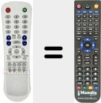 Replacement remote control for RM-611