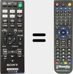 Replacement remote control for RM-AMU214 (A2060834A)