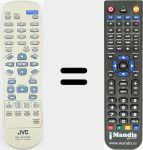 Télécommande pour remplacer RM-SXV033E
