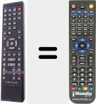 Télécommande pour remplacer SE-R0284 (79103633)