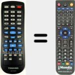 Télécommande pour remplacer SE-R0336 (AH802453)