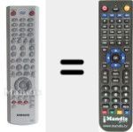 Replacement remote control for AK5900015K