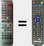 Télécommande pour remplacer JXMSD