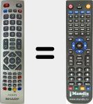 Télécommande pour remplacer SHW/RMC/0103