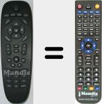 Télécommande pour remplacer Tech001
