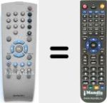 Replacement remote control for Tele Pilot 92 V