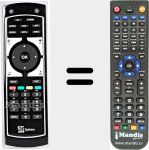 Replacement remote control for 21080096