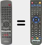 T&eacute;l&eacute;commande pour remplacer TWD50174 (TW50174)