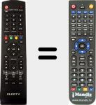 Télécommande pour remplacer eLEDTV5