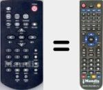 Télécommande pour remplacer ODYS001