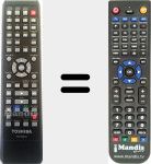 T&eacute;l&eacute;commande pour remplacer SER0244 (P000475970)