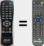 Télécommande pour remplacer AKSCART15H