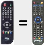 Replacement remote control for REMCON560