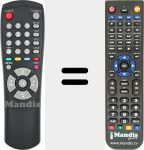 Replacement remote control for MF5900215A