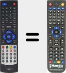 Replacement remote control for NVR2343DVDHDUG