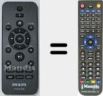 Replacement remote control for RC5610 (996510059626)