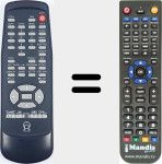 Replacement remote control for PRIMA001