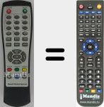 Replacement remote control for REMCON1489