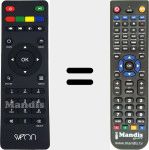Télécommande pour remplacer SBX442