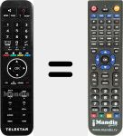 Replacement remote control for TELESTAR001