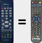 Replacement remote control for SF16