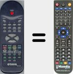 Replacement remote control for RD3755A