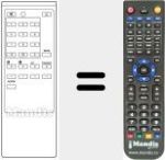 Télécommande pour remplacer RM 614 (A1009106A)