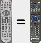Replacement remote control for AAX54440