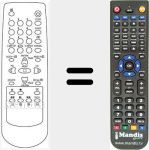 Replacement remote control for R46C32