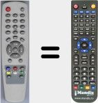Replacement remote control for 871001