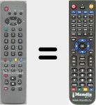 Replacement remote control for 93462C