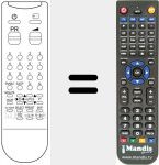 Replacement remote control for FB 6