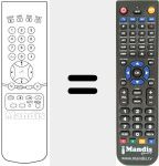 Replacement remote control for SM 1 VT