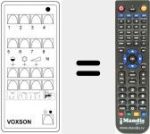 Replacement remote control for 8 CHANNELS US