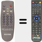 Replacement remote control for BK2-C4