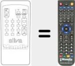 Replacement remote control for CTV 1444 RC