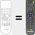 Replacement remote control for DIGICOMPUTER 29 KEYS